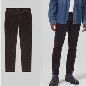 NWT CITIZENS OF HUMANITY LONDON TAPERED SLIM VELVET MENS PANTS IN BROWN SIZE 32